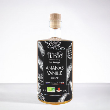 TI'BIO - Ananas Vanille "Brut" - Bio - Rhum arrangé - 37° - 50cl