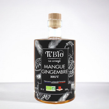 TI'BIO - Mango Ingwer "Brut" - Bio - Arrangierter Rum - 38 ° - 50cl
