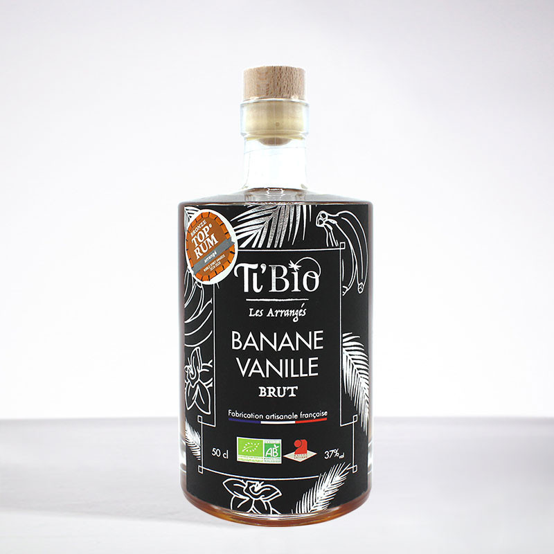 TI'BIO - Bananen-Vanille "Brut" - Bio - Arrangierter Rum - 37 ° - 50cl