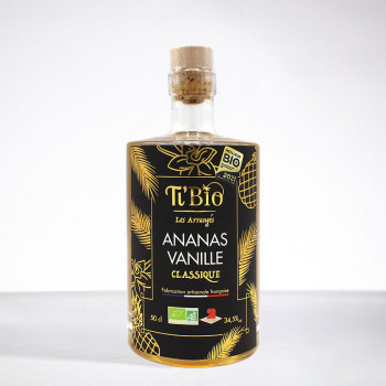 TI'BIO - Ananas Vanille "Classique" - Bio - Rhum arrangé - 34,5° - 50cl