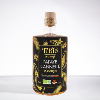 TI'BIO - "Classic" Papaya Zimt - Bio - Rum mit Früchten - 34 ° - 50cl