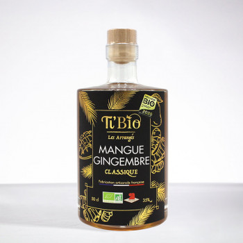 Rhum arrangé biologique Ti'Bio mangue gingembre classique