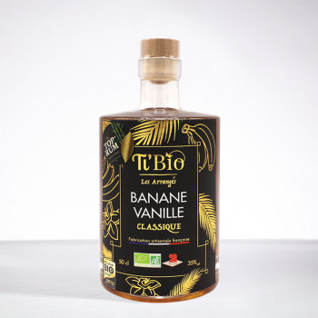 TI'BIO - Bananen-Vanille "Classic" - Bio - Arrangierter Rum - 35 ° - 50cl