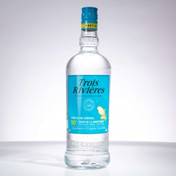 TROIS RIVIERES - Weisser Rum - 50° - 100cl