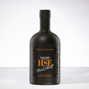 HSE - Black Shériff - Rhum vieux - 40° - 70cl - version opaque