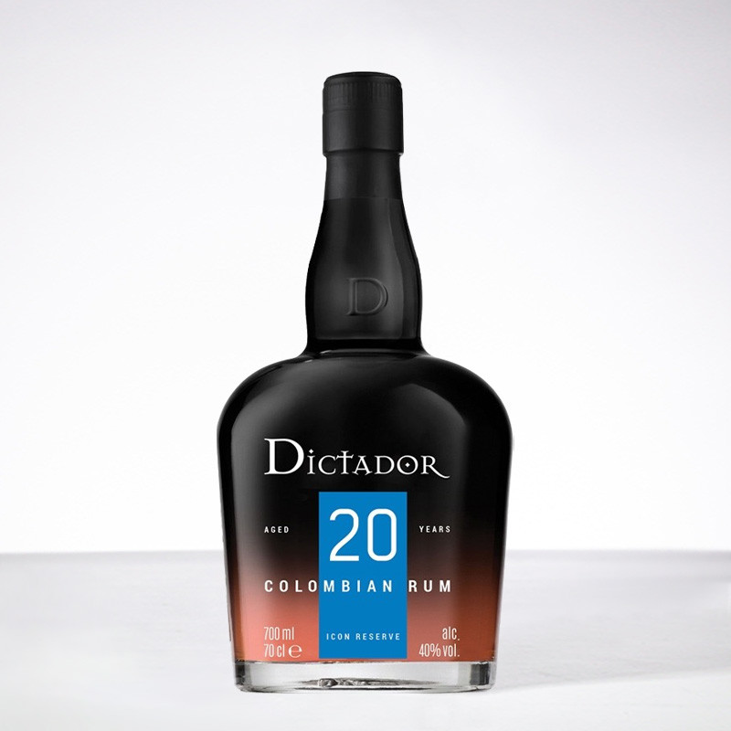 DICTADOR - 20 ans - Rhum hors d'âge - 40° - 70cl DICTADOR - 20 ans - Rhum hors d'âge - 40° - 70cl