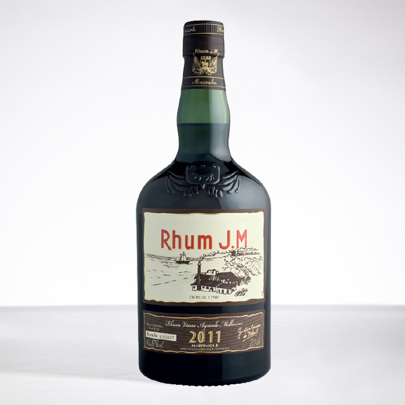 RHUM JM - Millésime 2011 - Rhum hors d'âge - Brut de fût - 41,9° - 70cl