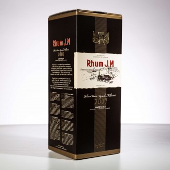 JM - Millésime 2007 - Rhum hors d'âge - Brut de fût - 42,9° - 70cl