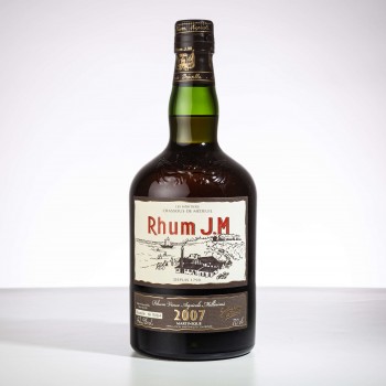 JM - Millésime 2007 - Rhum hors d'âge - Brut de fût - 42,9° - 70cl