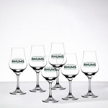 LA ROUTE DES RHUMS - Glas für alten Rum - 15 cl x6