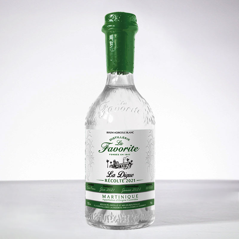 LA FAVORITE - La Digue 2021 - Weisser Rum - 52° - 70cl