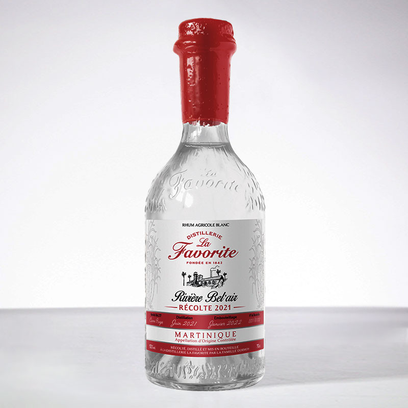 LA FAVORITE - Rivière Bel'air 2021 - Rhum blanc - 53° - 70cl