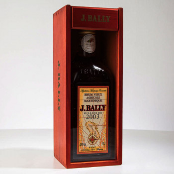 BALLY - Jahrgang 2003 - Holzbox - Extra Alter Rum - 43° - 70cl