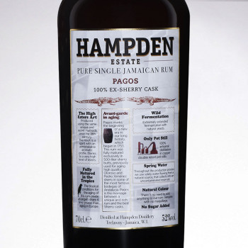 HAMPDEN ESTATE - Pagos - Alter Rum - 52° - 70cl