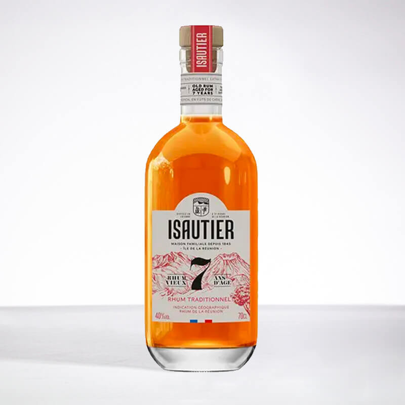 Rhum Isautier - 7 ans - Rhum de mélasse hors d'âge de la Réunion