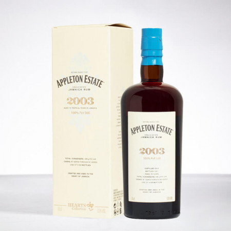 APPLETON ESTATE - Hearts Collection - Jahrgang 2003 - Extra Alter Rum - 63° - 70cl