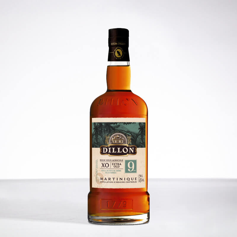 DILLON - XO - 9 Jahre - Extra Alter Rum - Etui - 45° - 70cl