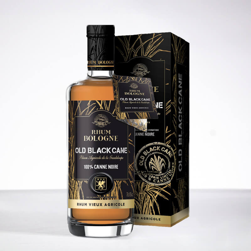 Rhum Bologne - Old Black Cane - Monovariétal - rhum vieux Guadeloupe