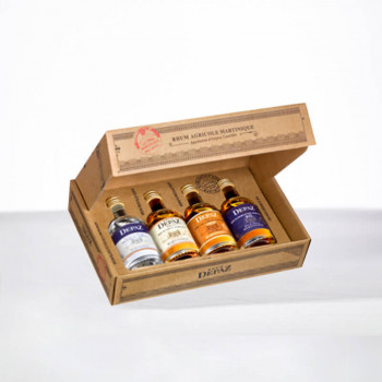 DEPAZ - Tasting Box - Weiße und gealterte Rumsorten - 45° - 4x5cl