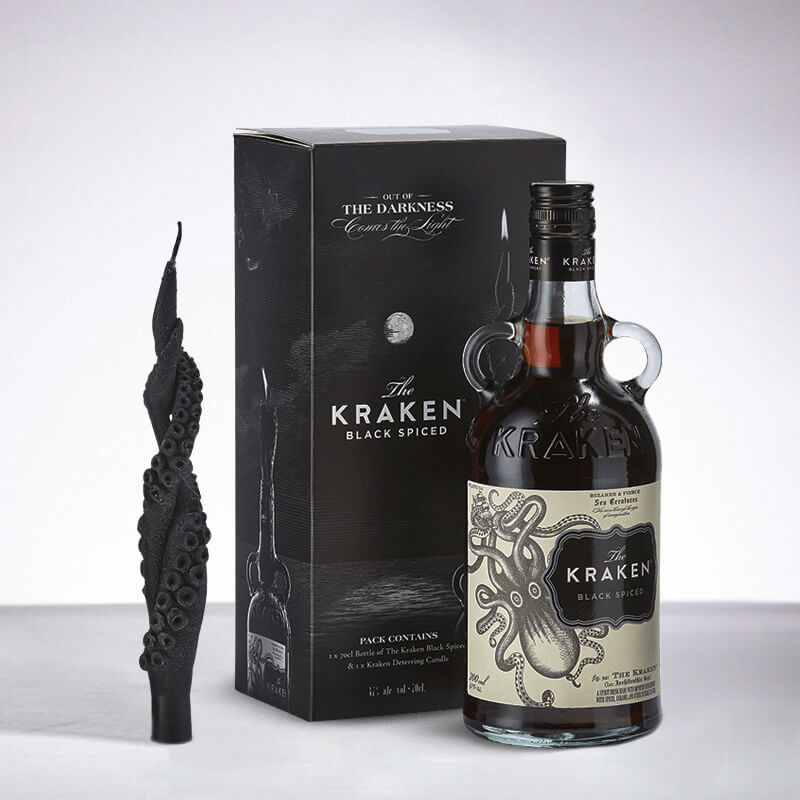 Achat de Rhum Kraken Black Spiced 47° Perfect Storm 70cl vendu en Coffret 1  verre sur notre site - Odyssee-vins