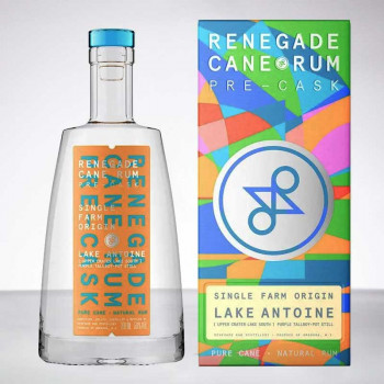 RENEGADE - Pre Cask Lake Antoine Upper Crater Lake South Pot Still - Weißer Rum - 50° - 70cl