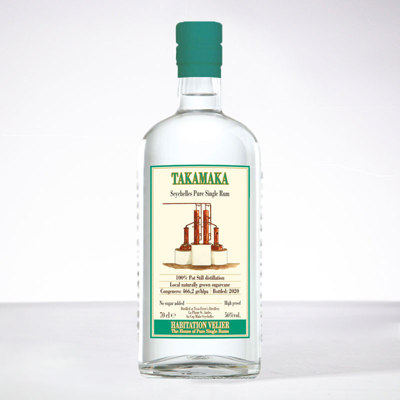 TAKAMAKA White - Habitation Velier - Rhum blanc - 56° - 70cl