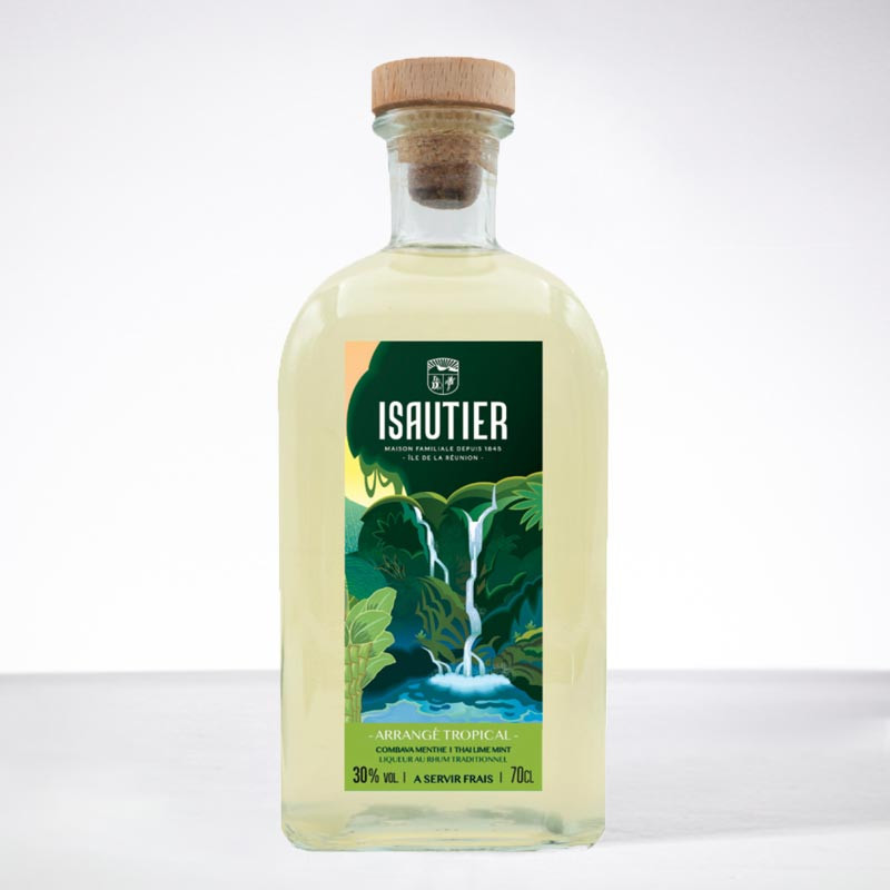 ISAUTIER - Tropical - Combava Menthe - Rhum arrangé - 30° - 70cl