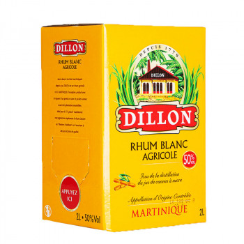 DILLON - Rhum blanc agricole - Cubi - 50° - 200cl