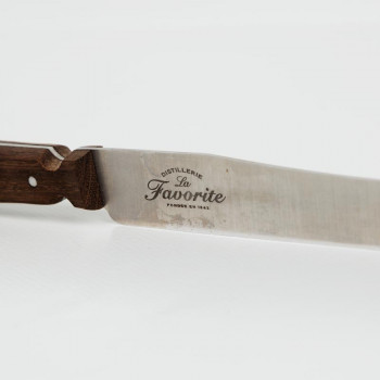 LA FAVORITE - Couteau CHIEN - manche en bois - Edition limitée