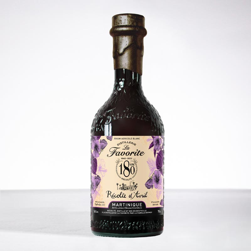 LA FAVORITE - April Ernte - Weißer Rum - Nummeriert - 56° - 70cl