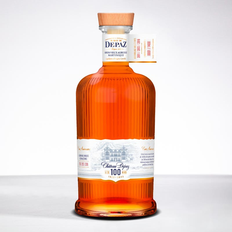 DEPAZ - Cuvée 100 ans du Château - Rhum hors d'âge - 45° - 70cl