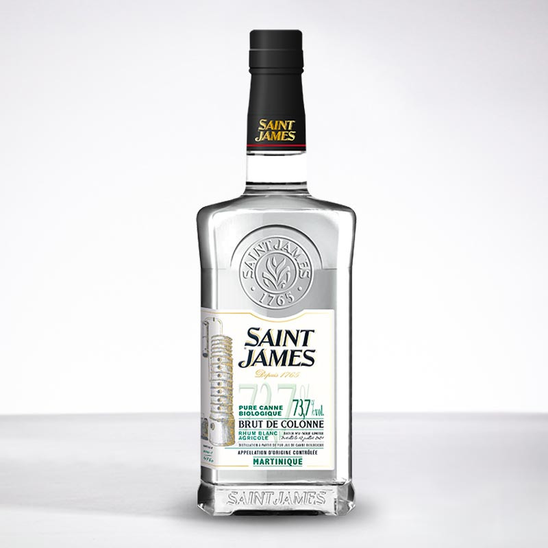 SAINT JAMES - Brut de Colonne Bio - Récolte 2021 - Rhum blanc - 73,7° - 70cl