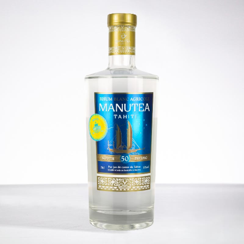 MANUTEA - Rhum blanc - 50° - 70cl