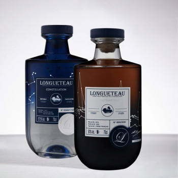 LONGUETEAU - Pack Constellation - Weisser und Alter Rum - 2 x 70cl