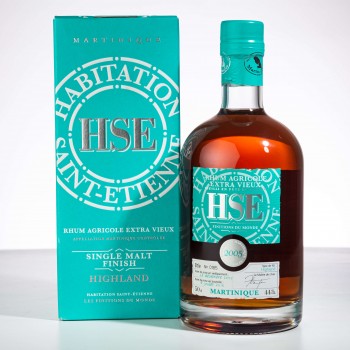 HSE - Highland - Single Cask - 2005 - Numéroté - Rhum hors d'âge - 44° - 50cl