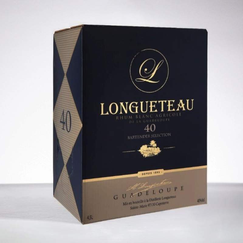 LONGUETEAU - Rhum blanc - Cubi - 40° - 300cl