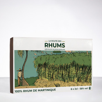 Geschenkset Rum aus Martinique - Line up - Rhum agricole - 6x2cl