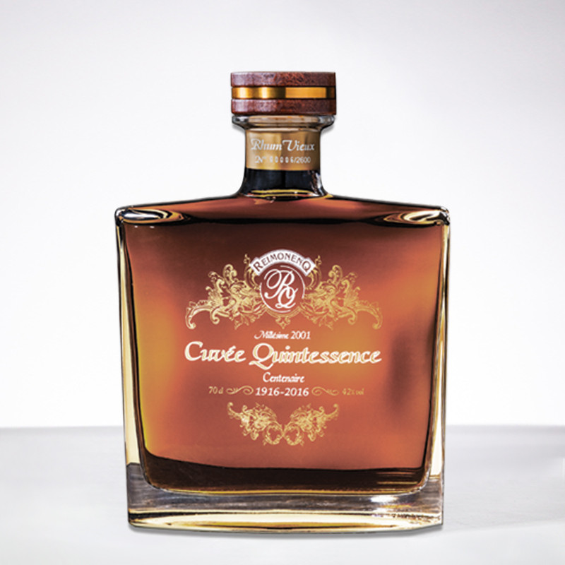 REIMONENQ - Cuvée Quintessence - Millésime 2001 - Rhum hors d'âge - 42° - 70cl REIMONENQ - Cuvée Quintessence - Millésime 2001 - Rhum hors d'âge - 42° - 70cl