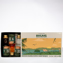 Coffret Rhum Martinique et Guadeloupe - Line up - Rhum agricole - 6x2cl