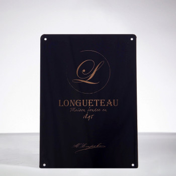 LONGUETEAU - Metallschild mit Logo - Accessoires