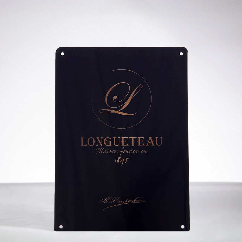LONGUETEAU - Metallschild mit Logo - Accessoires