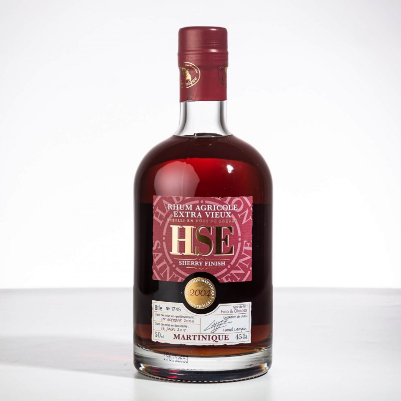 HSE - Sherry Finish - Fino & Oloroso - 2004 - Numéroté - Rhum hors d'âge - 45° - 50cl