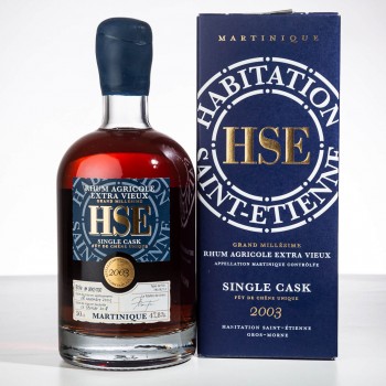 HSE - Single Cask - 2003 - Nummeriert - Extra Alter Rum - 47,8° - 50cl