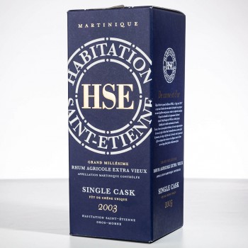 HSE - Single Cask - 2003 - Nummeriert - Extra Alter Rum - 47,8° - 50cl