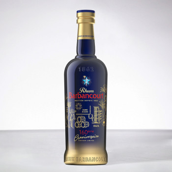 BARBANCOURT - 5 Étoiles - Edition limitée 160ème anniversaire - Rhum hors d'âge - 43° - 70cl