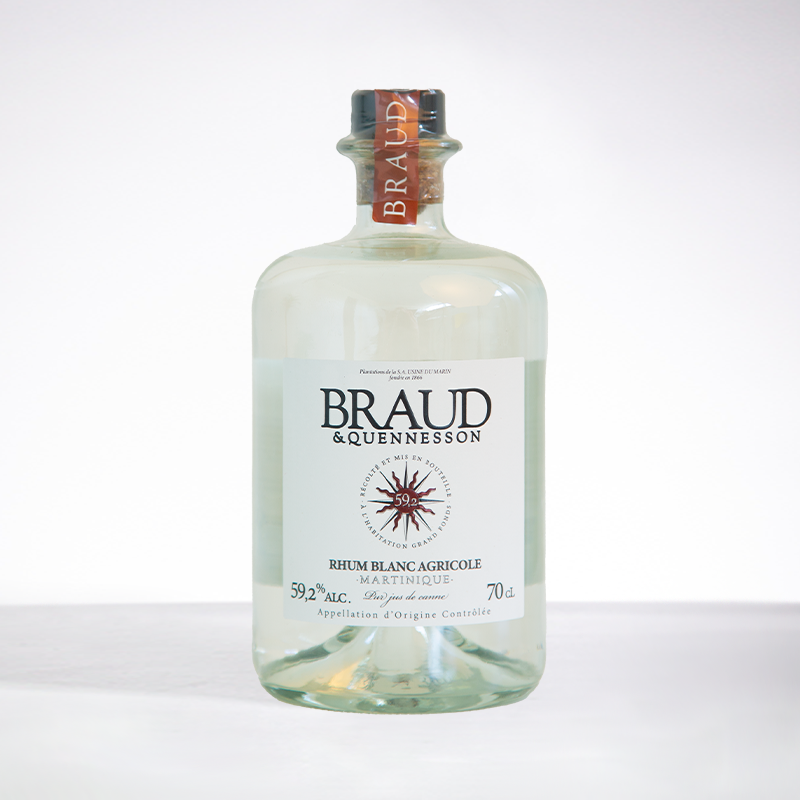 BRAUD & QUENNESSON - Rhum blanc - 59,2° - 70cl