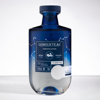 LONGUETEAU - Duo rhum blanc Constellation + 1 verre à cocktail