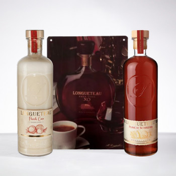 LONGUETEAU - Pack avec un punch coco + un shrubb + une plaque décorative offerte