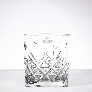 LONGUETEAU - Duo Rhum blanc jéroboam + verres à cocktails