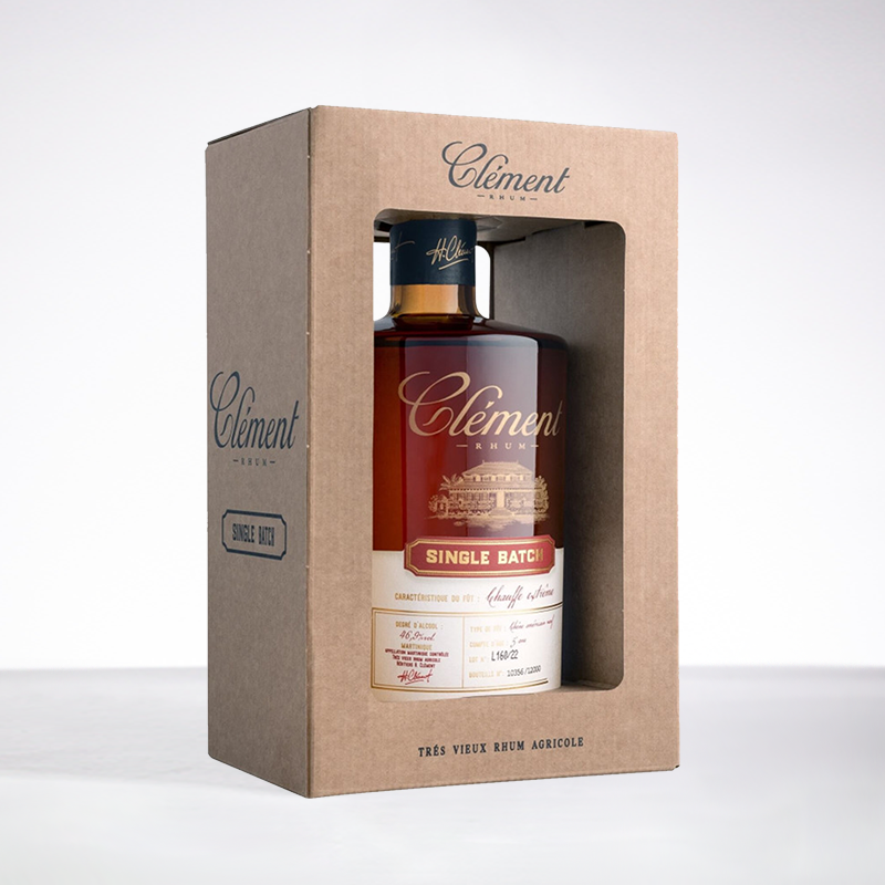 CLEMENT - Single Batch - Chauffe extrême - Rhum Très Vieux - 46,9 - 50cL